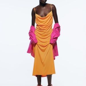 Zara Flowy Strappy Dress